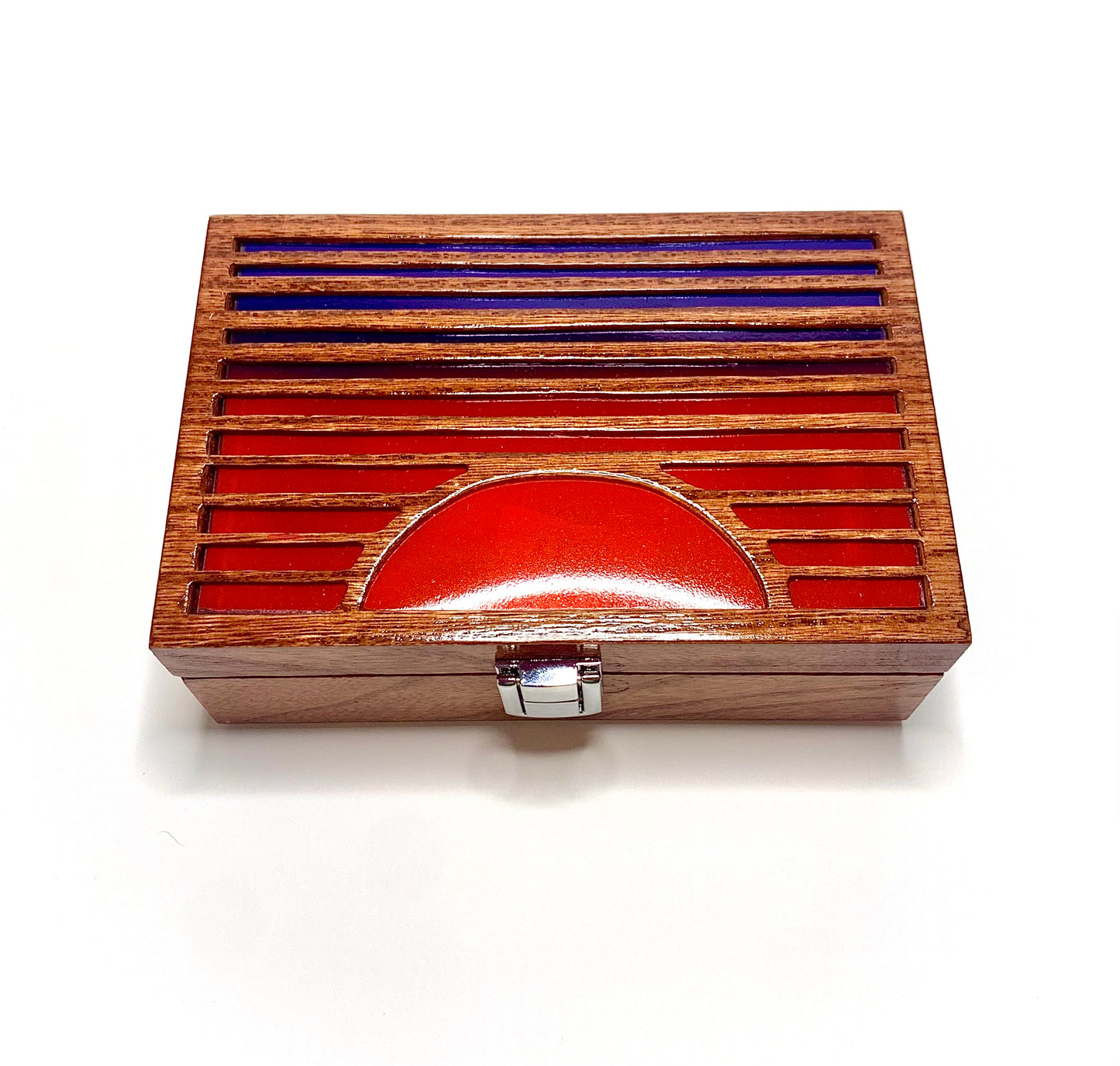 Sunset Glow Light Wooden Box