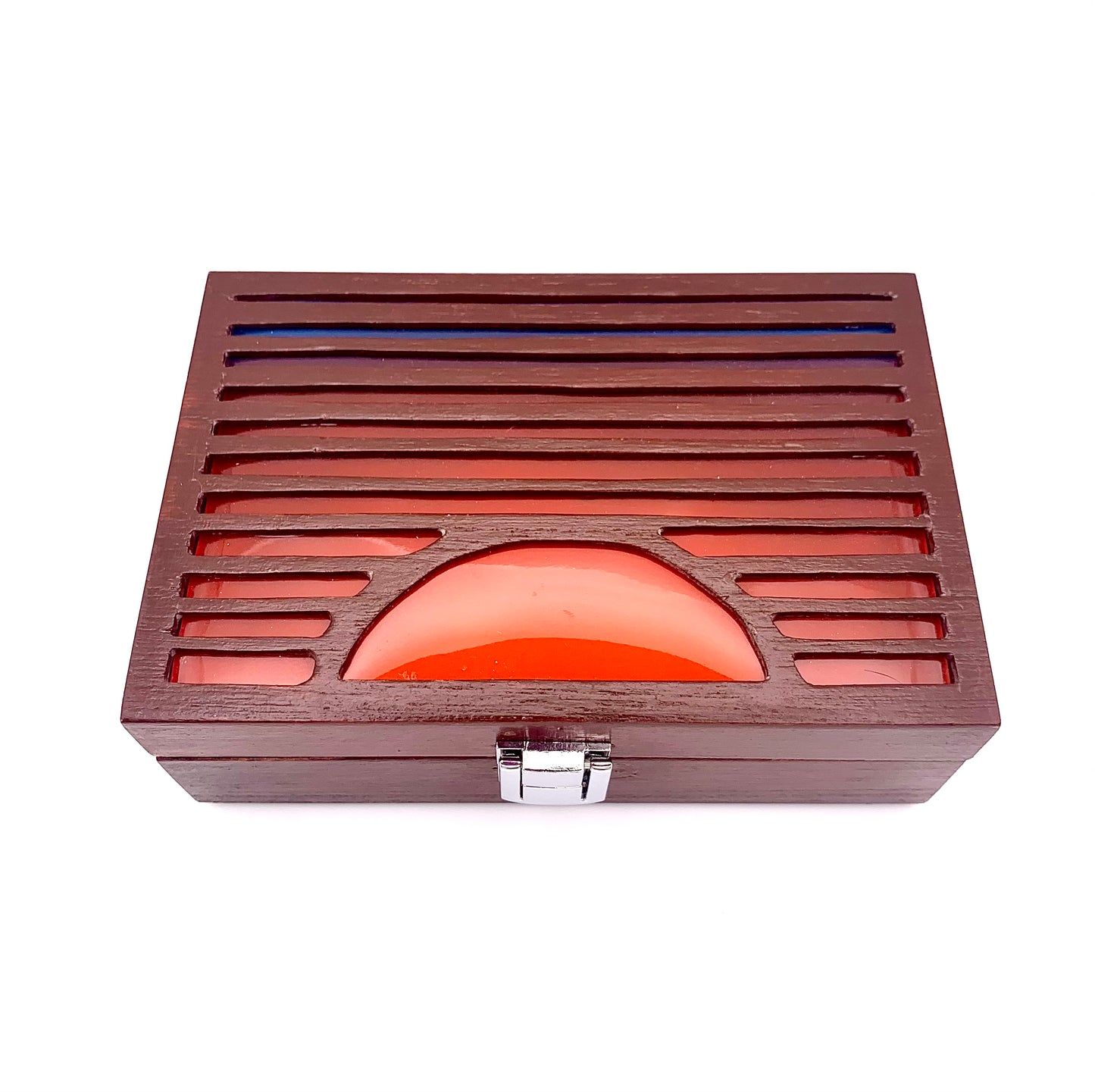 Sunset Glow Light Wooden Box