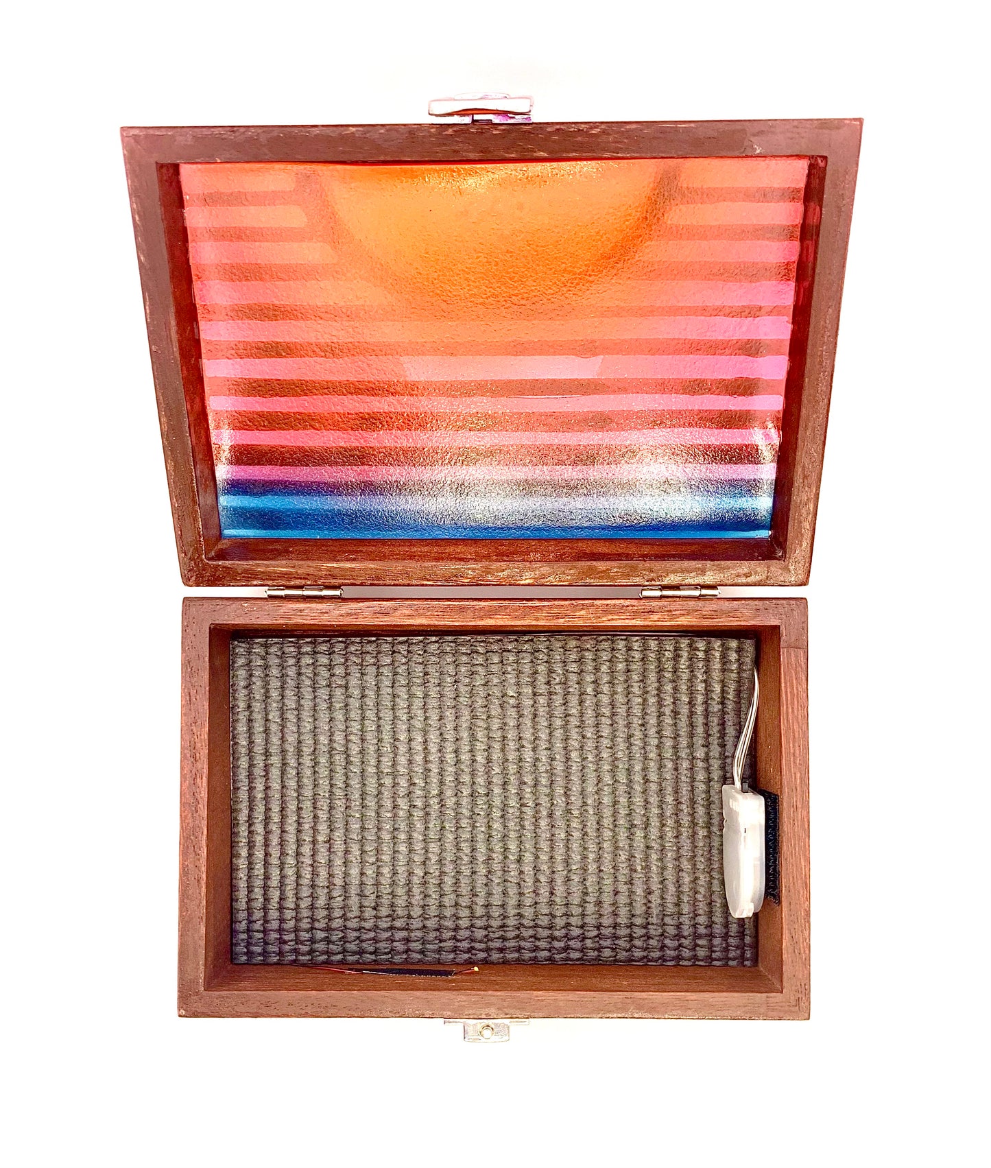 Sunset Glow Light Wooden Box