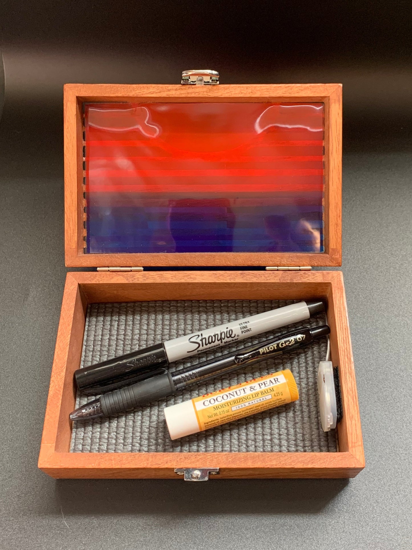 Sunset Glow Light Wooden Box