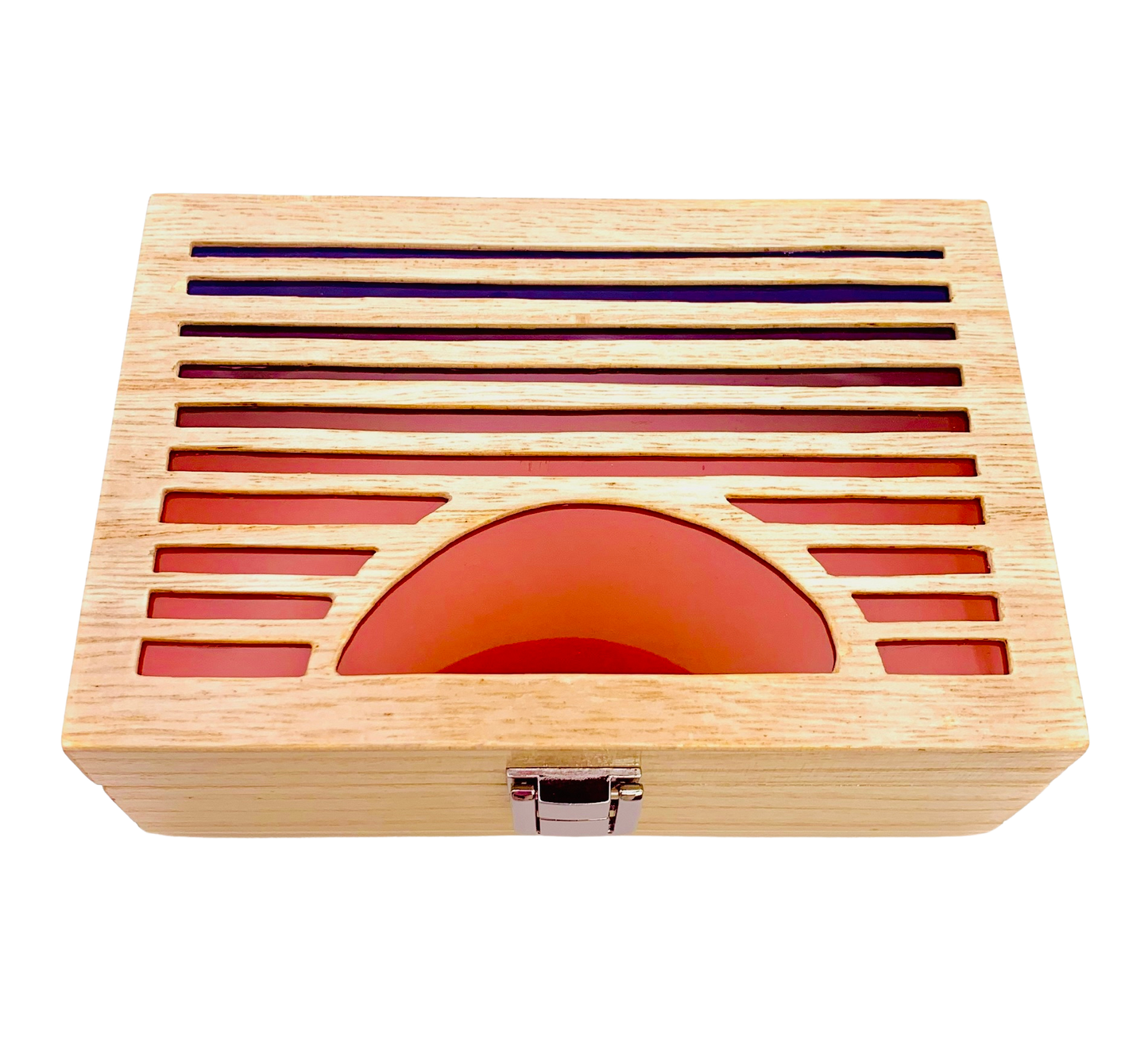 Sunset Glow Light Wooden Box