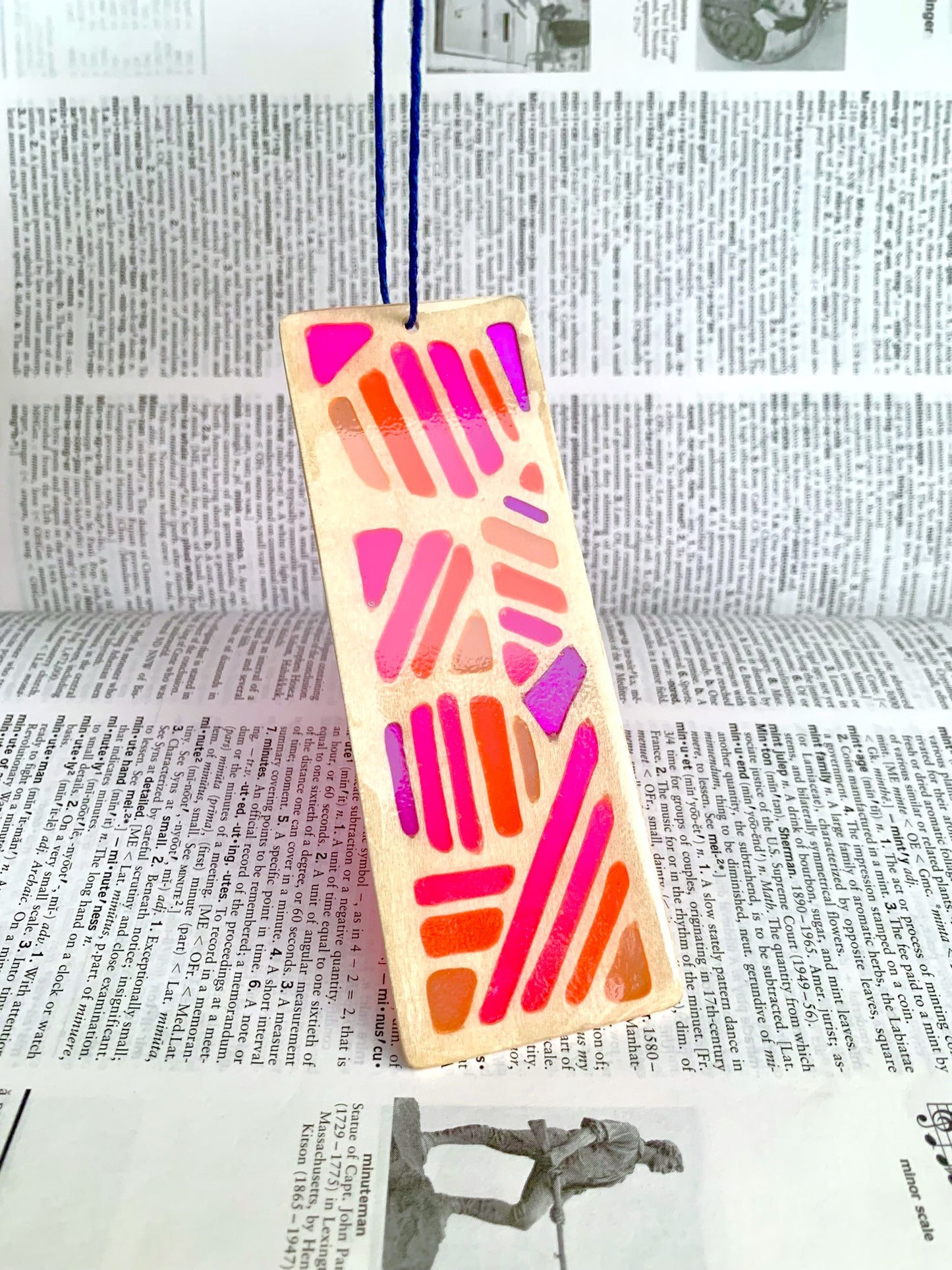 Saved By The Taco Bell Wood & Resin Bookmark - Basswood Sunset