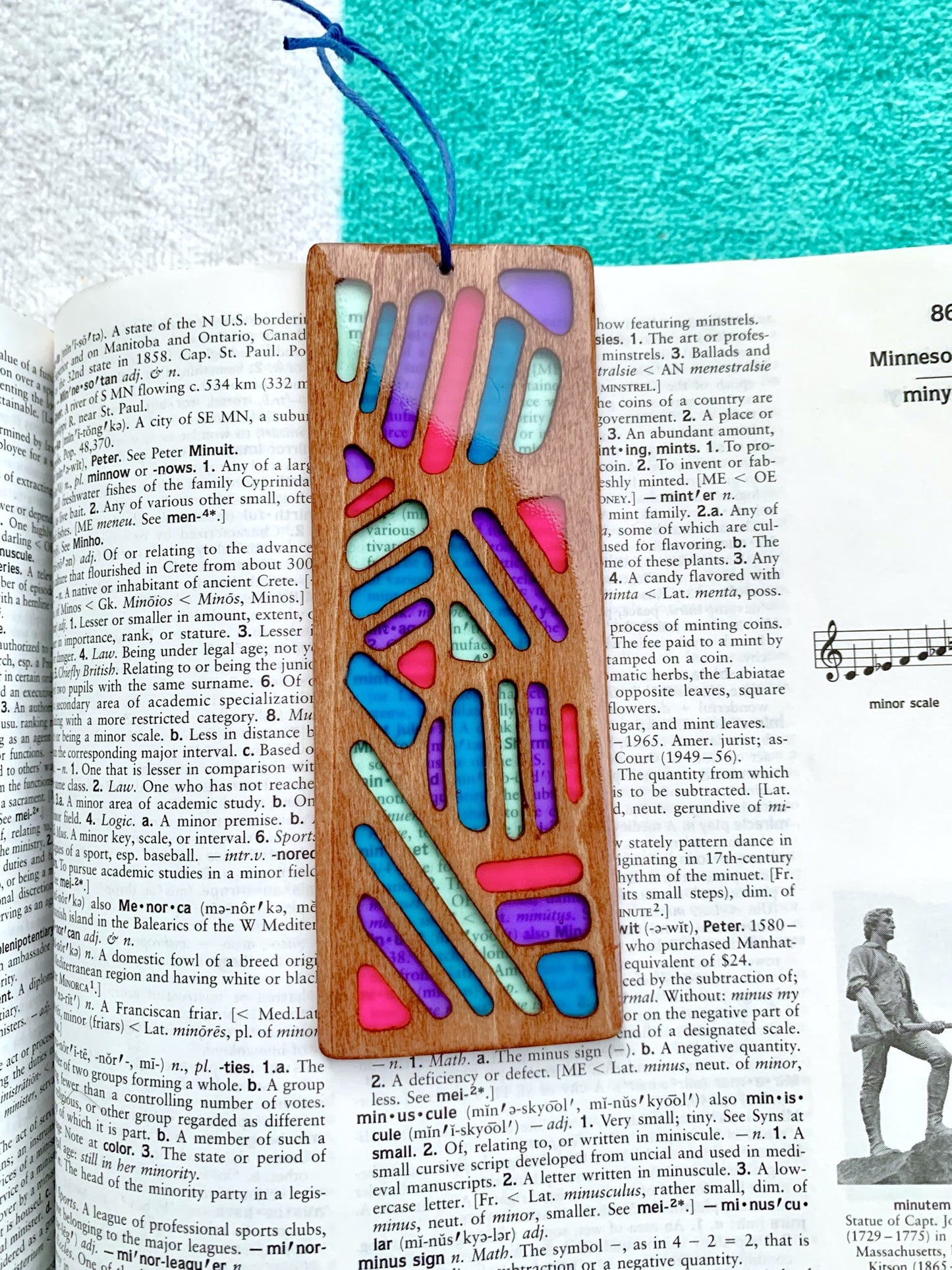 Saved By The Taco Bell Wood & Resin Bookmark - Teak