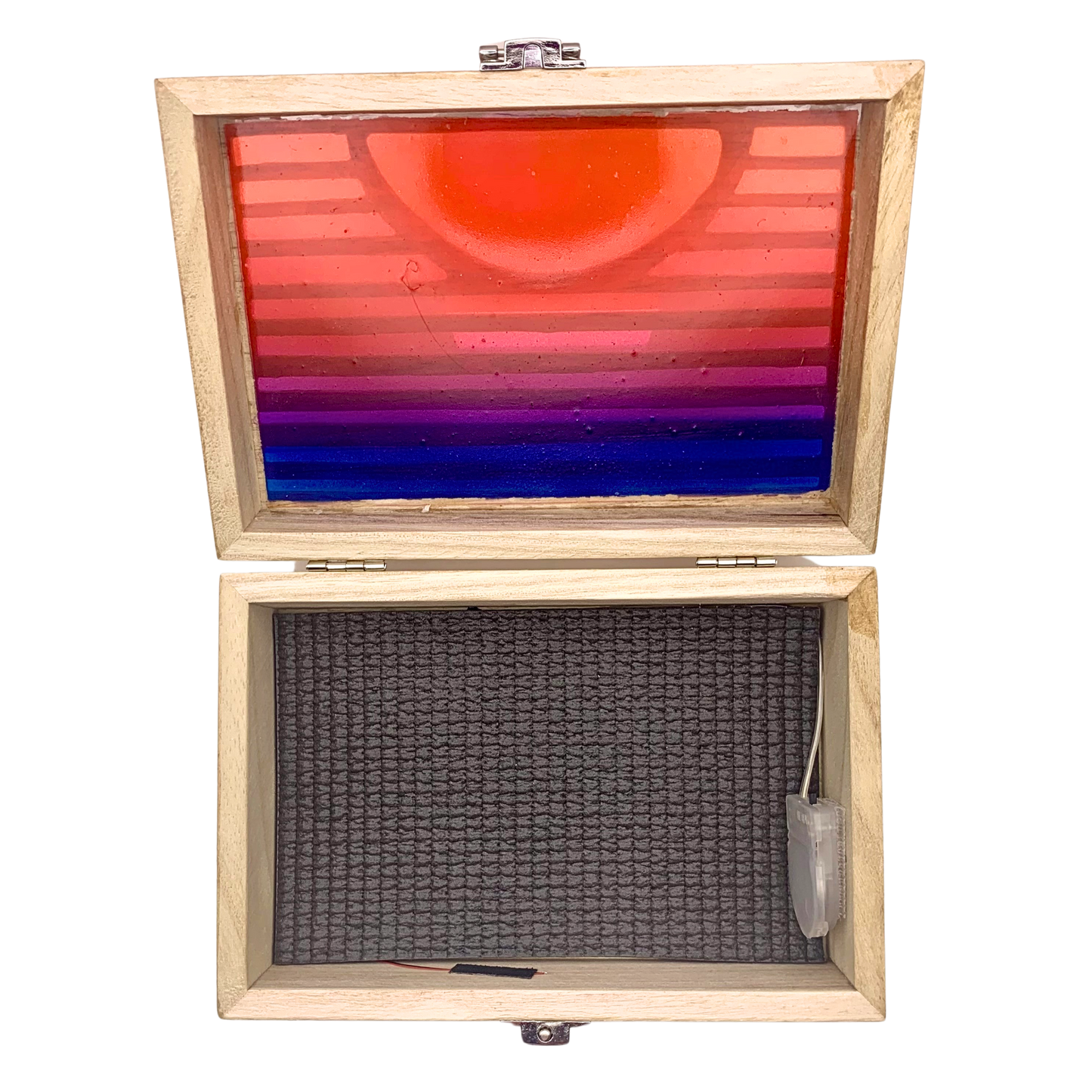 Sunset Glow Light Wooden Box