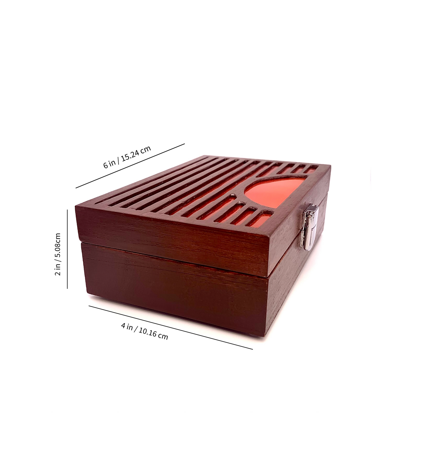 Sunset Glow Light Wooden Box