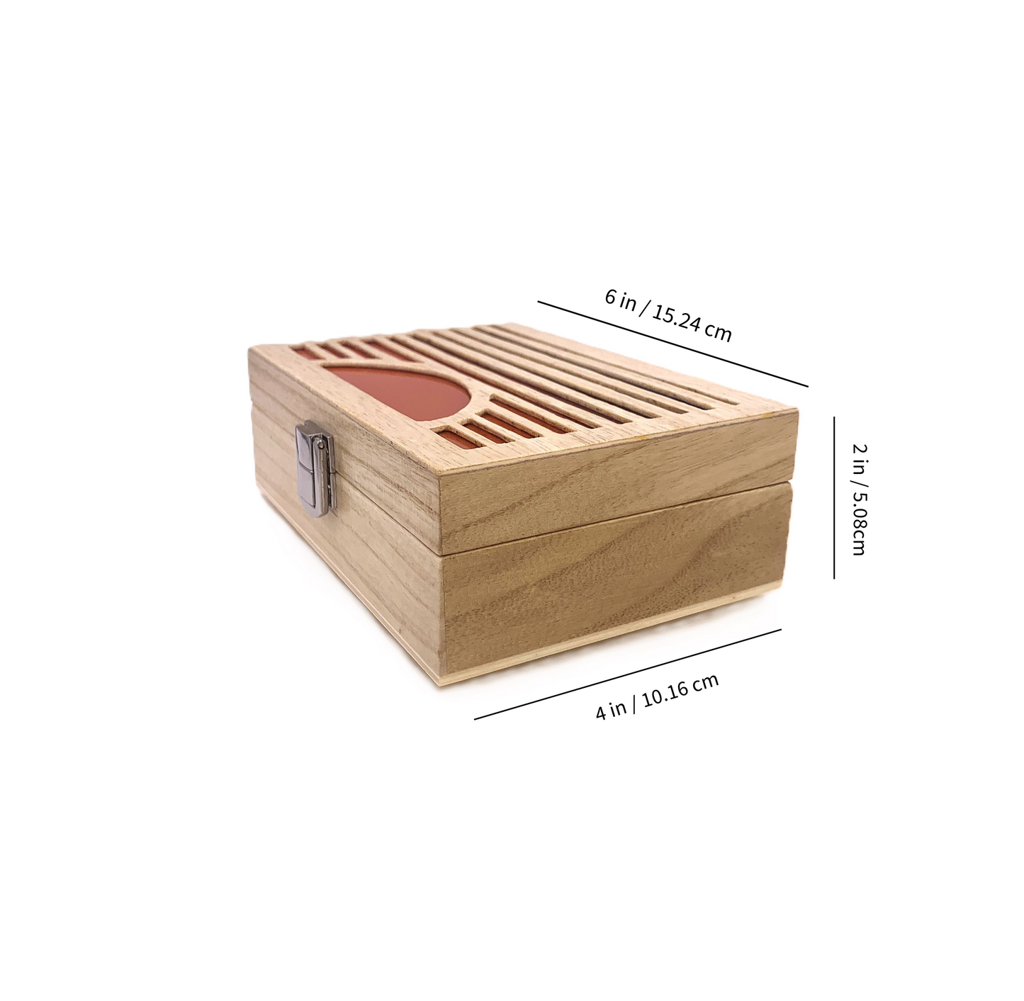 Sunset Glow Light Wooden Box