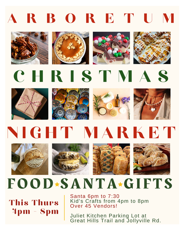 Market • Thursday December 11th • Arboretum Holiday Market