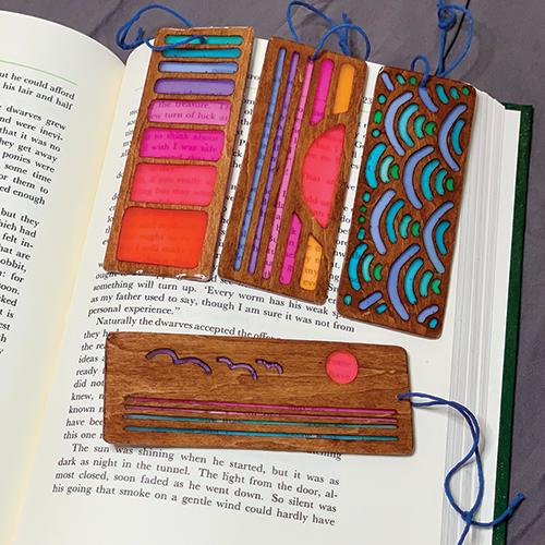 Wood & Resin Bookmarks