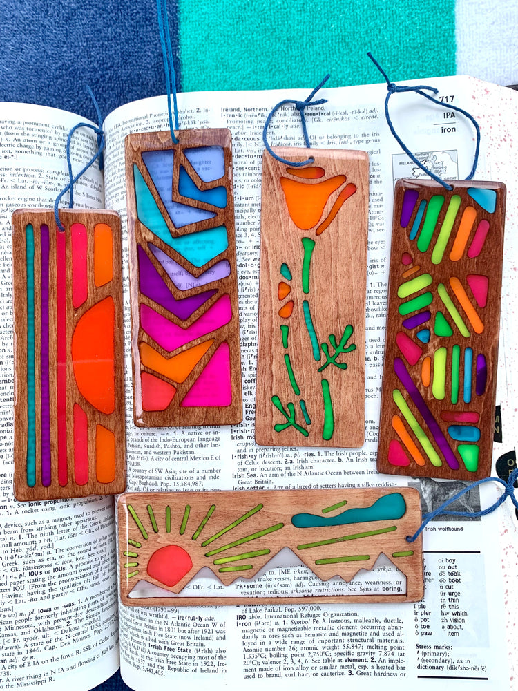 Wood & Resin Bookmarks