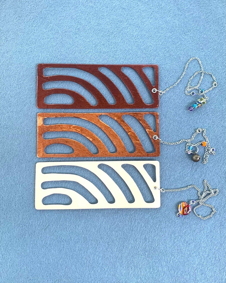 Sunset Vibe Wooden Bookmark