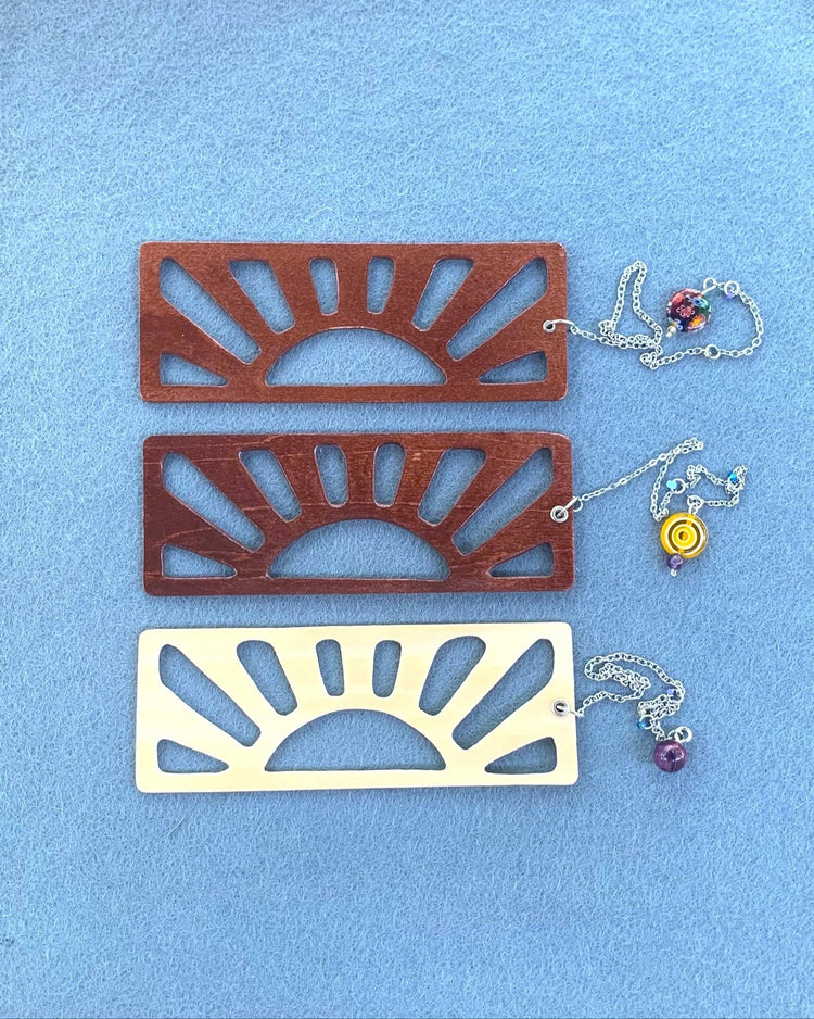 Sunrise Wooden Bookmark