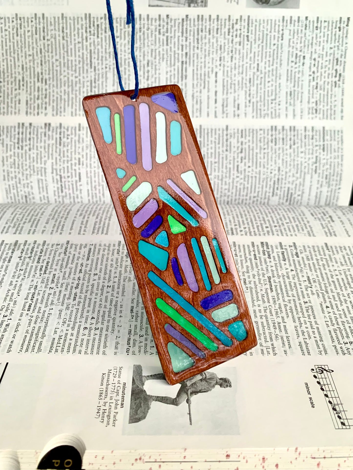 Saved By The Taco Bell Wood & Resin Bookmark - Cognac Cool